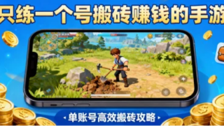 只练一个号搬砖赚钱的手游，轻松副业不肝不氪  